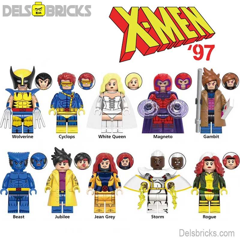X-Men '97 Set of 10 Lego Minifigures custom toys S1