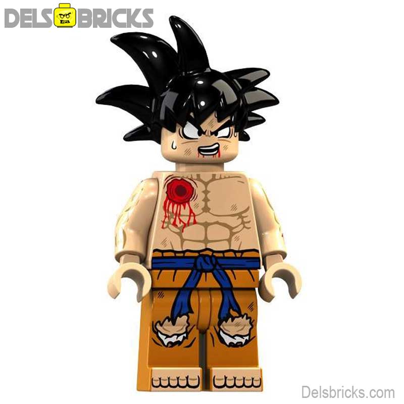 Dragon Ball Z Goku Super Saiyan Battle wounded