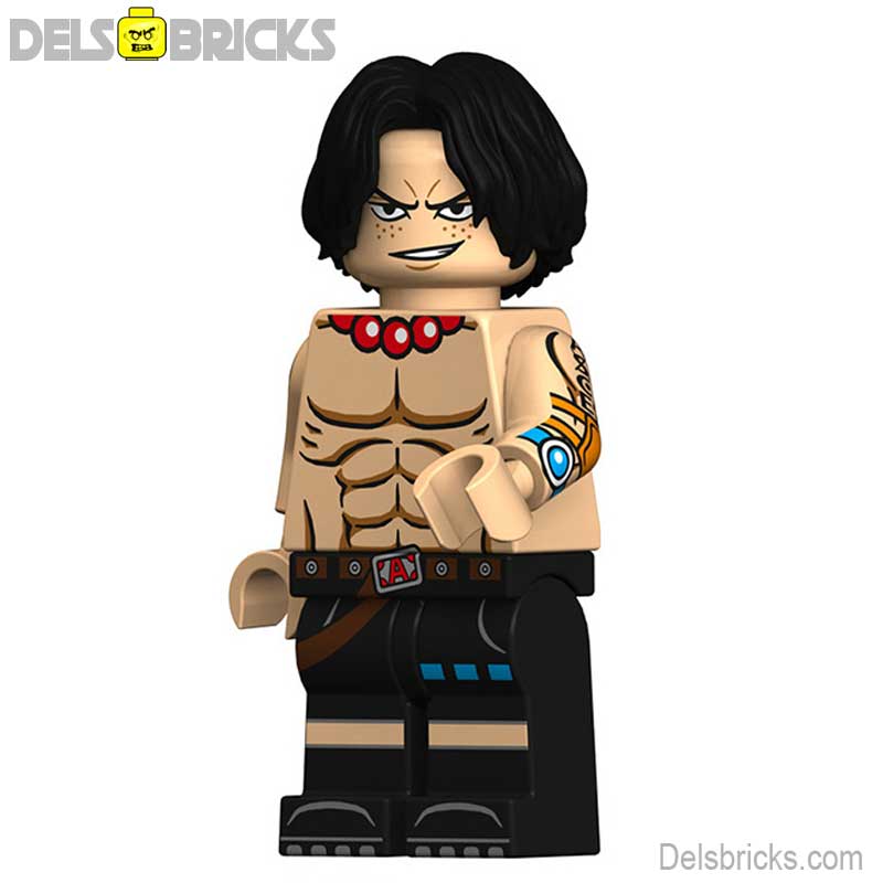 Ace from ONE PIECE Anime Lego Minifigures custom toys