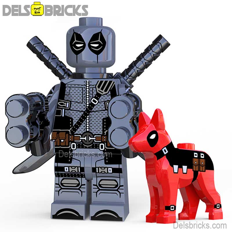 Deadpool & Dog Marvel MCU Lego Minifigures Custom Toys 2