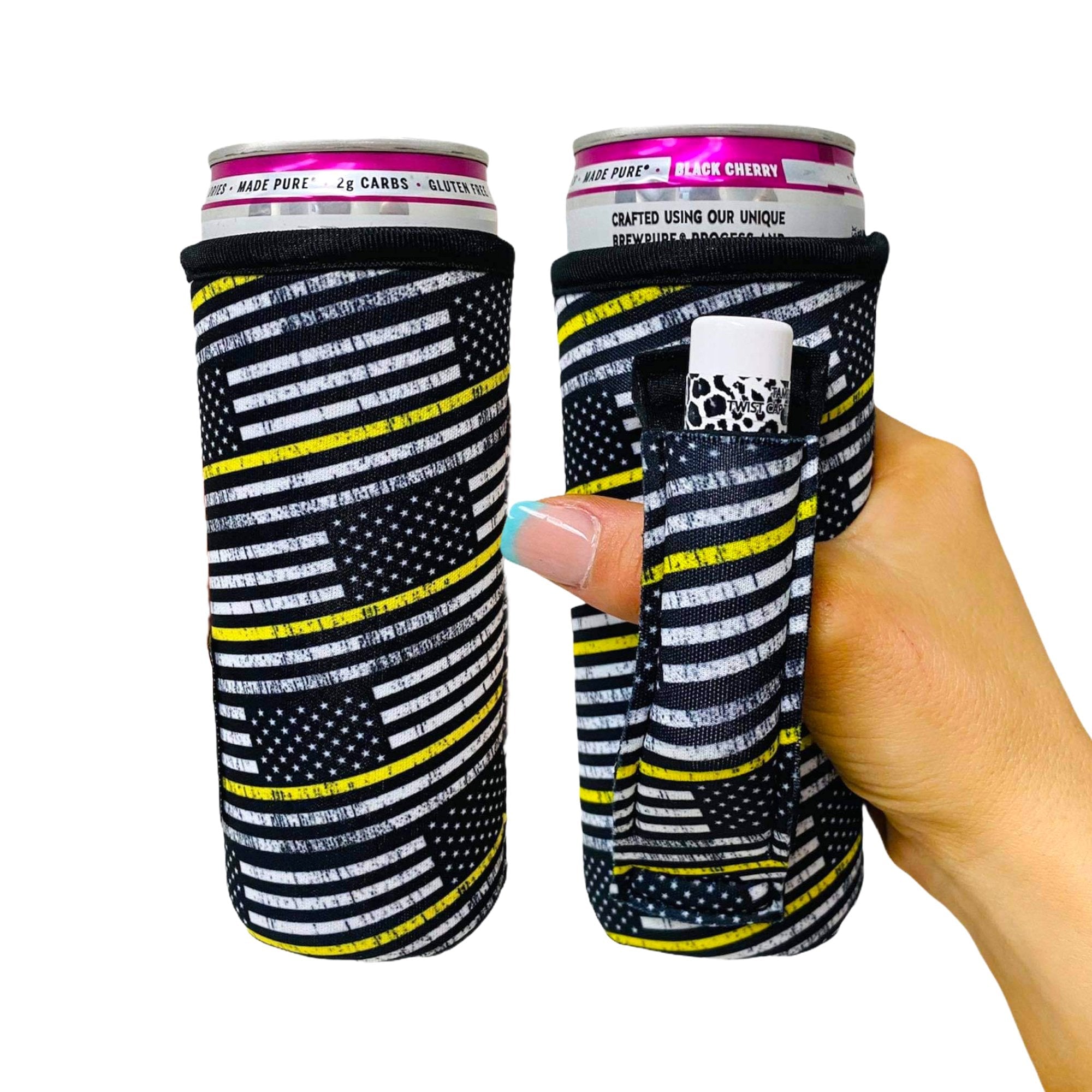 Yellow Line 12oz Slim Can Handler™