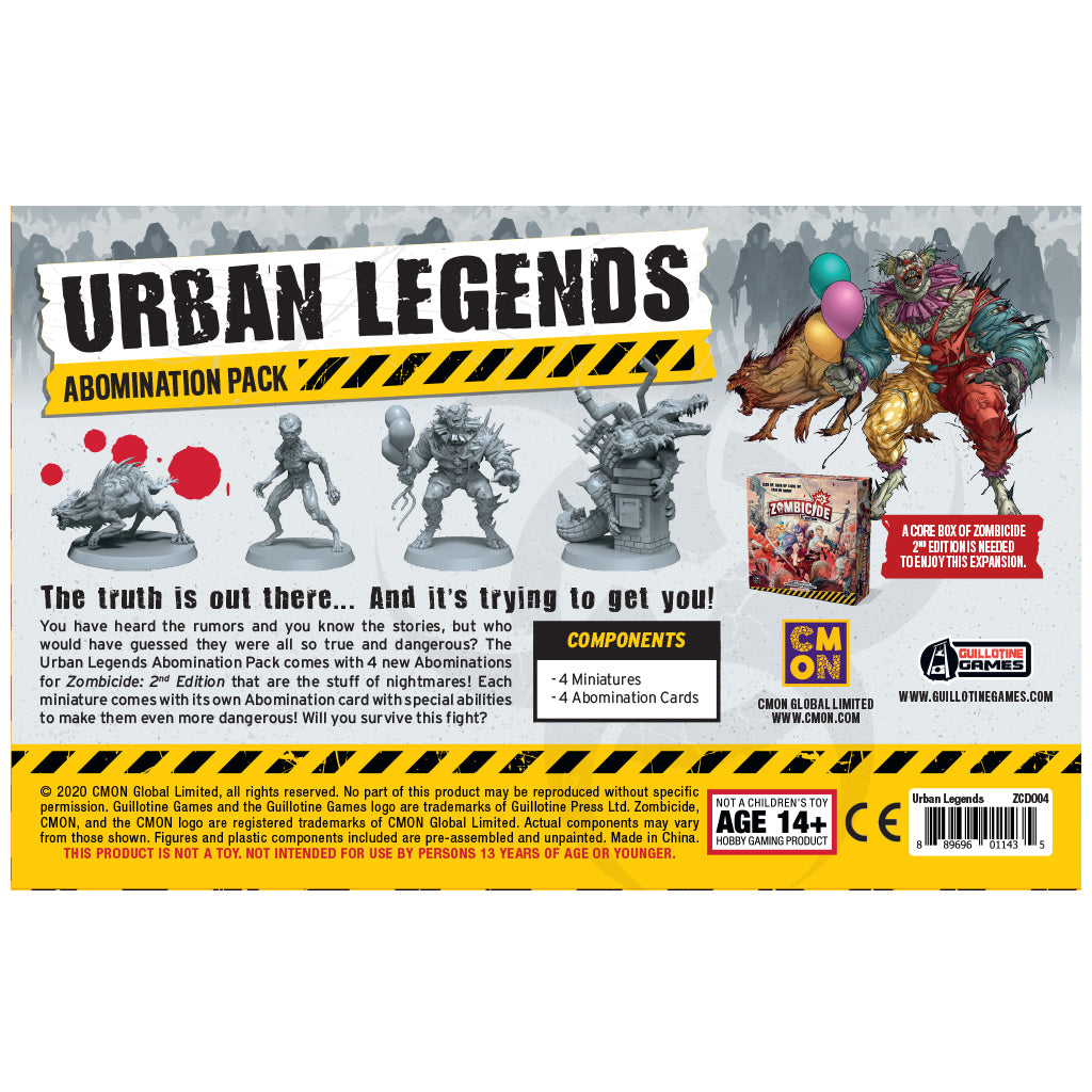 Zombicide: 2nd Edition - Urban Legends Abominations Pack