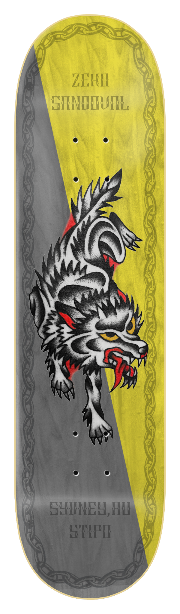 Zero Sandoval "Stipo" 8.375" Skateboard Deck