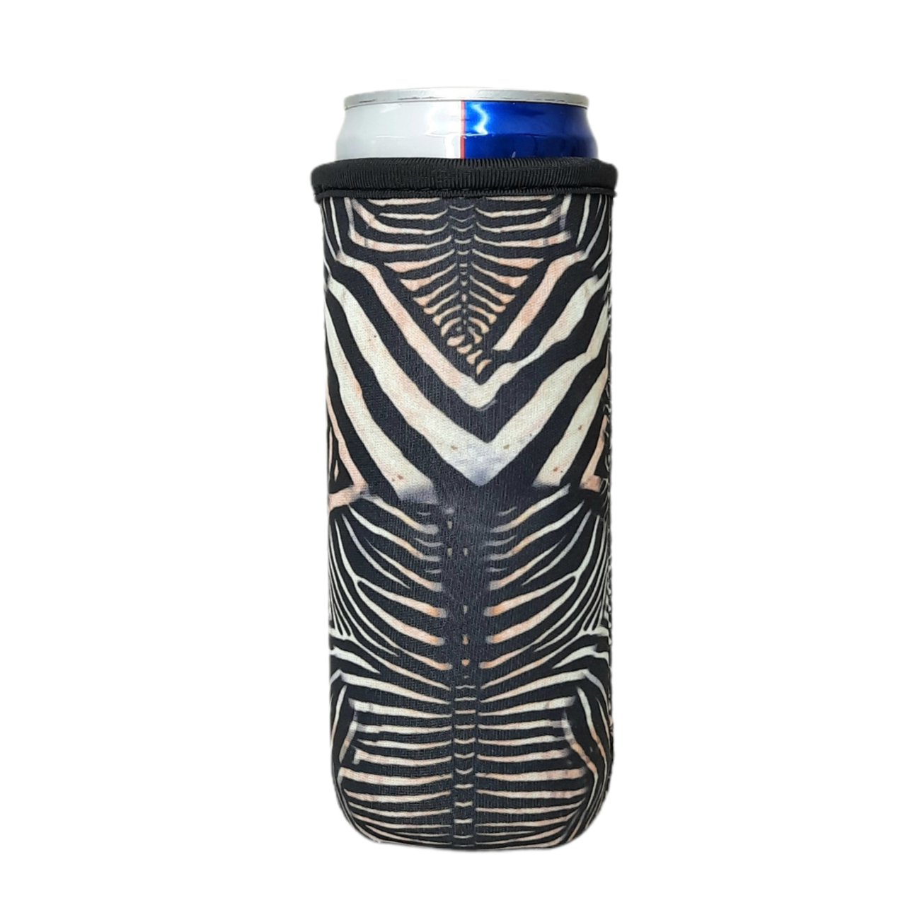 Zebra 12oz Slim Can Sleeve