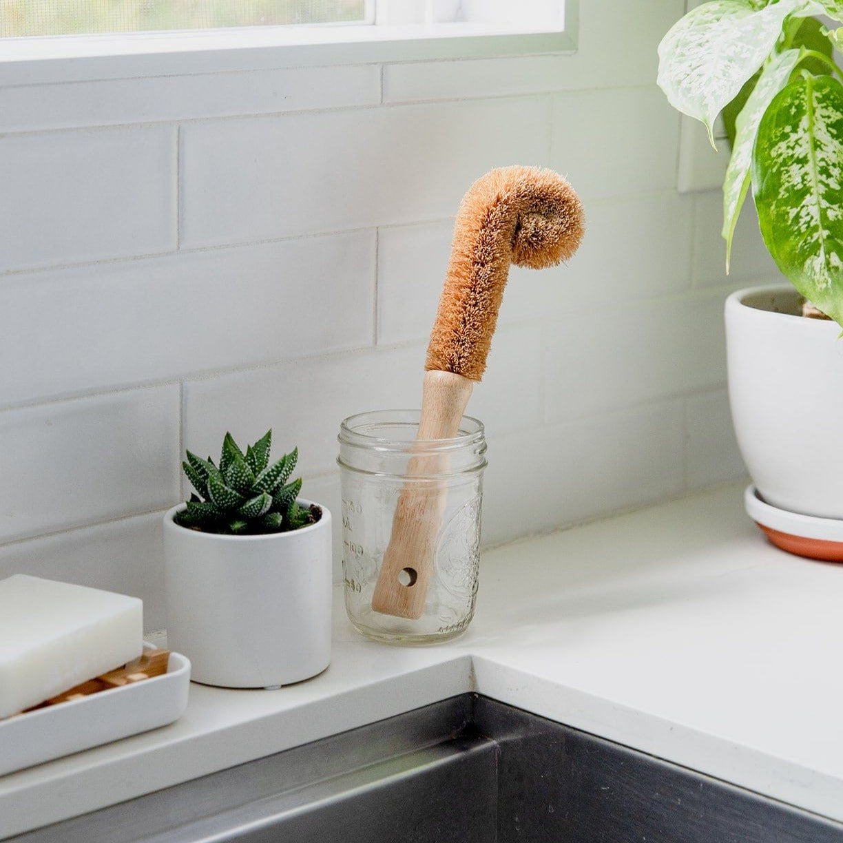 Bottle Brush - Bottle Washing Brush, Eco-Friendly, Plastic Free, Compostable