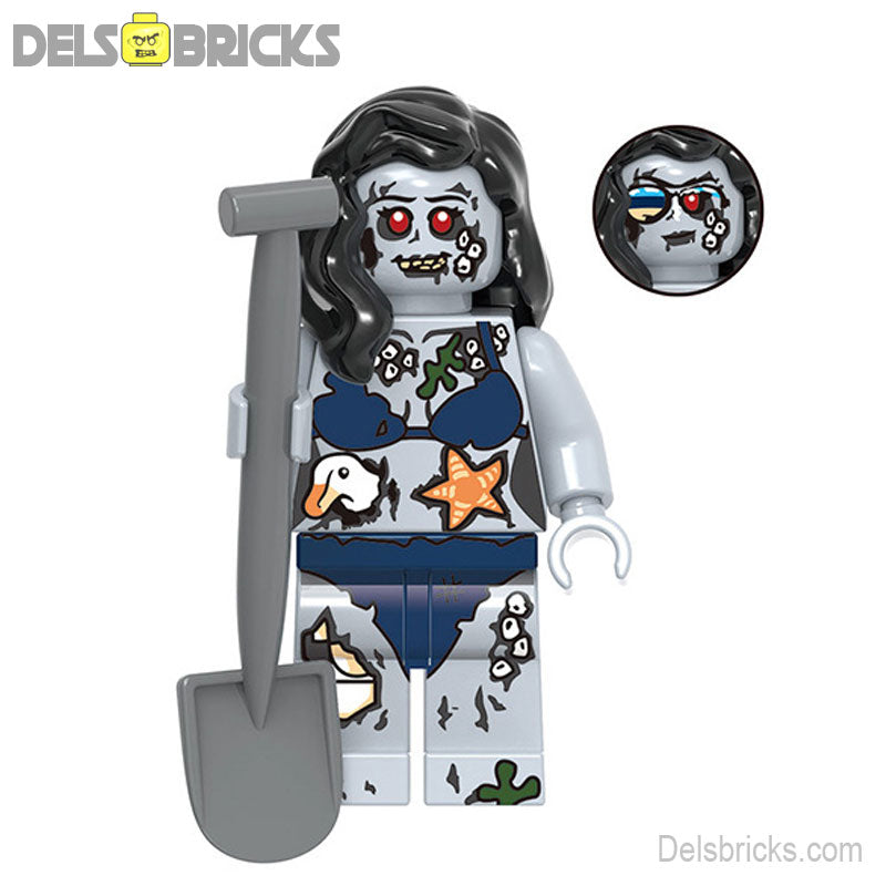 Zombie Bikini Beach Girl Minifigures