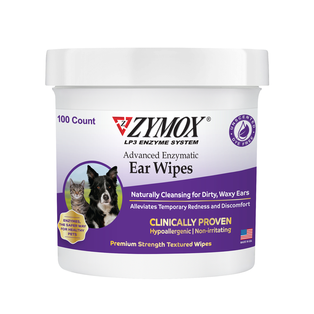 Zymox Advanced Enzymatic Ear Wipes (100 count)