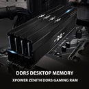 Silicon Power Zenith Gaming DDR5 5600MHz (PC5-44800) 32GB(16GBx2)-64GB(32GBx2) デュアルパック 1.25V デスクトップ アンバッファード DIMM [ブラック]