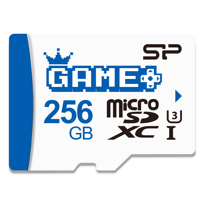 シリコンパワー 64GB-1TB 優れた UHS-1(U3) V30 A1 ゲーム用 MicroSD メモリカード (アダプター付き)