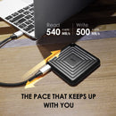 Silicon Power PC60 512GB-2TB USB-C 3.2 Gen 2 외장형 휴대용 솔리드 스테이트 드라이브[소매 패키지]