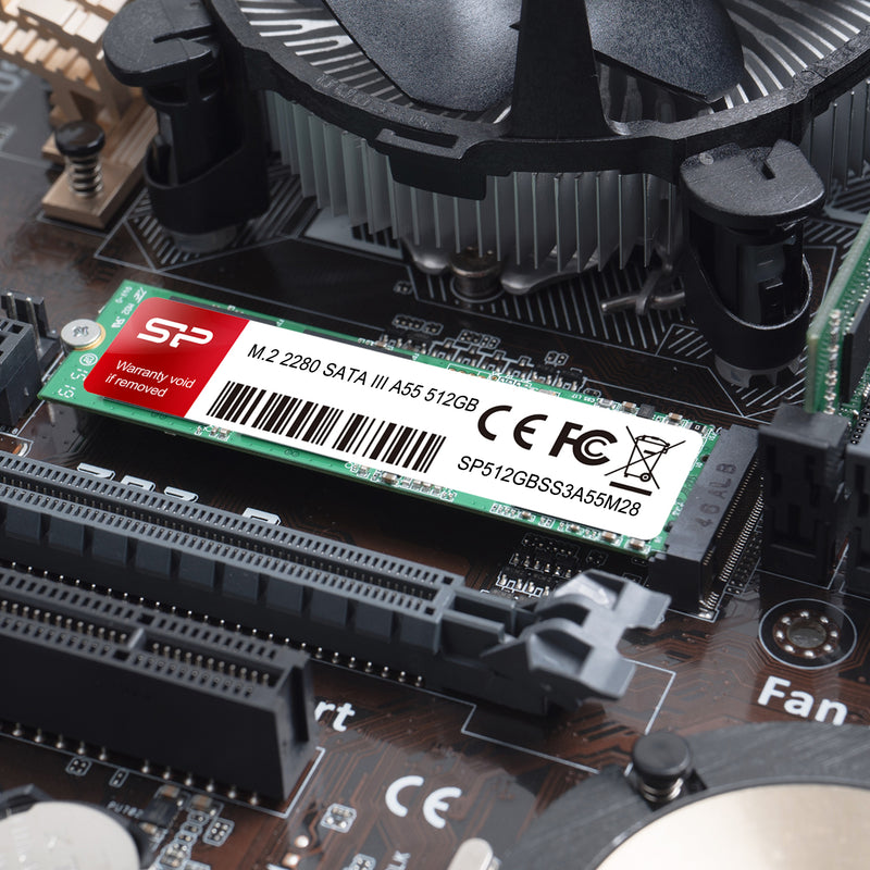 PC/タブレット【SSD 512GB】シリコンパワー A55 +USBケース
