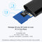 シリコンパワー デュアル ポート メモリ カード (SD/microSD カード) リーダー UHS-I DDR200 スピード モードをサポート (ブラック)