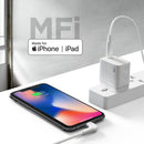 Silicon Power QC 3.0/PD USB-C 18W Wall Charger with MFi Certified USB Type-C to Lightning Cable