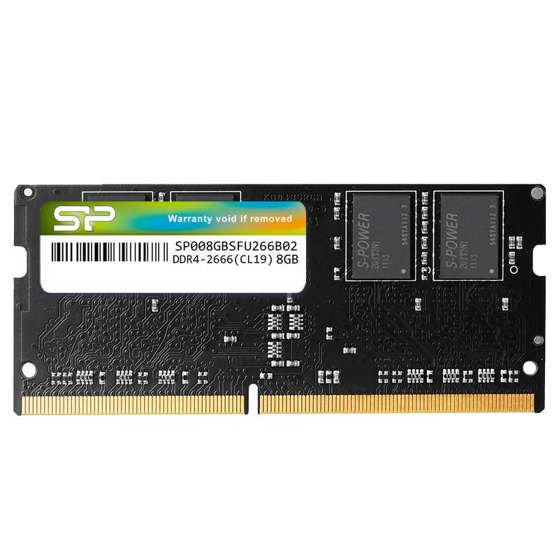シリコンパワー DDR4 2666MHz (PC4-21300) 8GB-32GB シングルパック 1.2V ラップトップ SODIMM