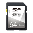 Silicon Power 64GB-256GB Superior UHS-1(U3) V30 SD Memory Card
