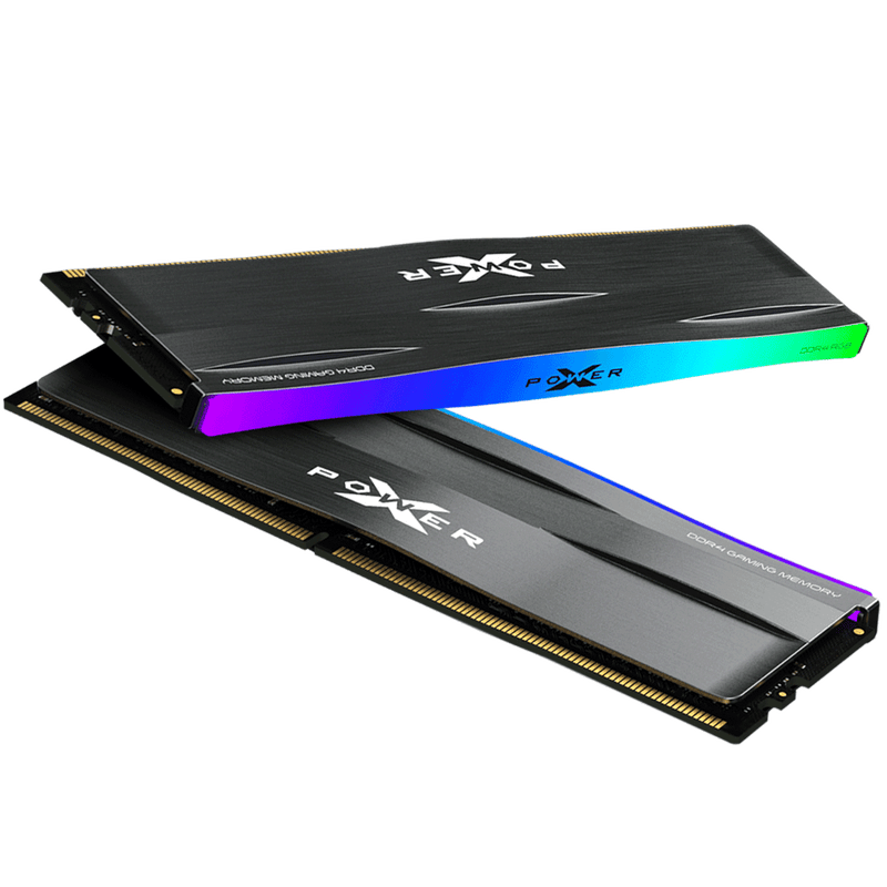 Silicon Power Zenith RGB Gaming DDR4 3200MHz (PC4 25600) 16GB(8GBx2)-32GB(16GBx2) Dual Pack 1.35V Desktop Unbuffered DIMM
