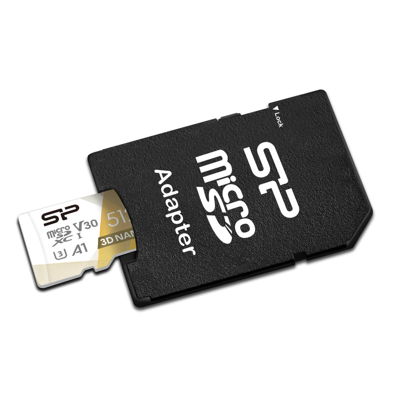 Silicon Power 64GB-1TB Superior UHS-1(U3) V30 A1 MicroSD Memory Card w –  Silicon Power Store (US)